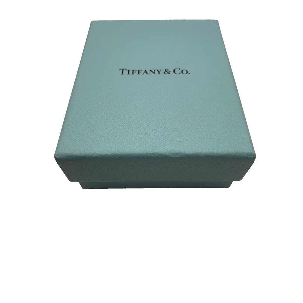 Tiffany & Co Jewelry Gift Box Teal Blue 3.75"x3"x1.5" Not Lined Unisex Cardboard